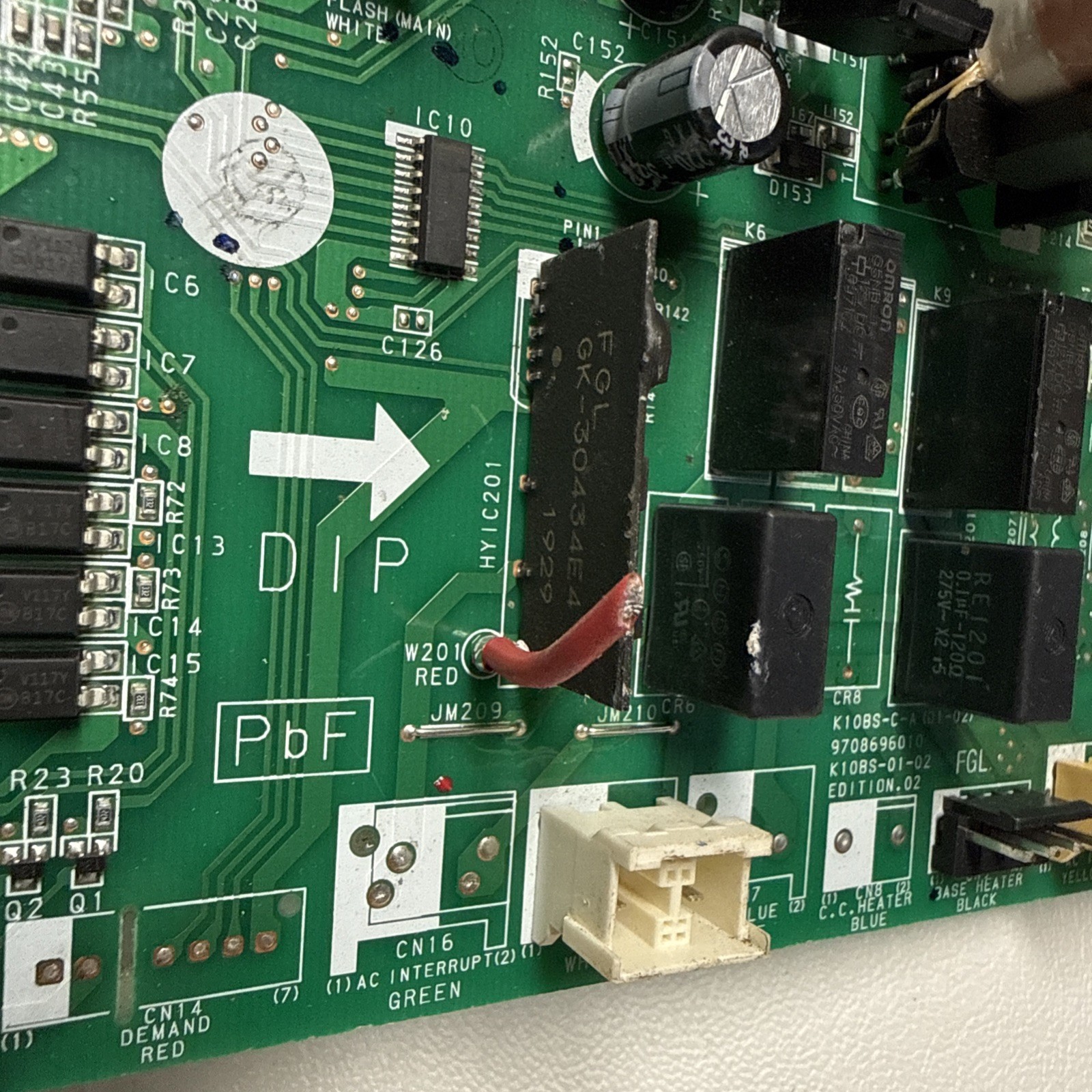 FUJITSU 9709904558 CONTROL PCB ASSY HY