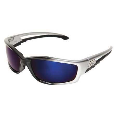 Edge Eyewear Sk118 Safety Glasses, Blue Anti-Scratch