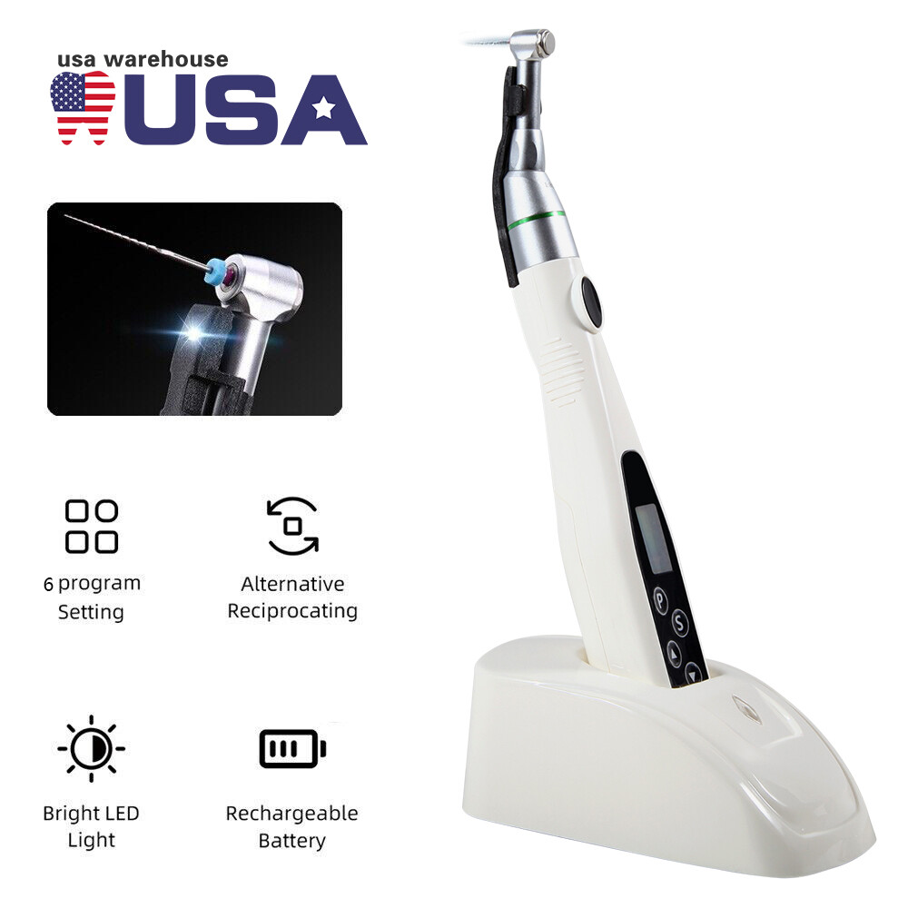 Dental 16:1 Endo Motor LED Contra Angle Root Canal / Endodontic Rotary Files