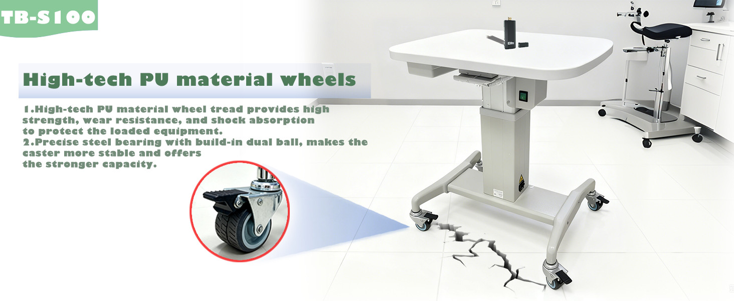 Optical Motorized Power table Ophthalmic Adjustable Instrument Table 23″ x 18″
