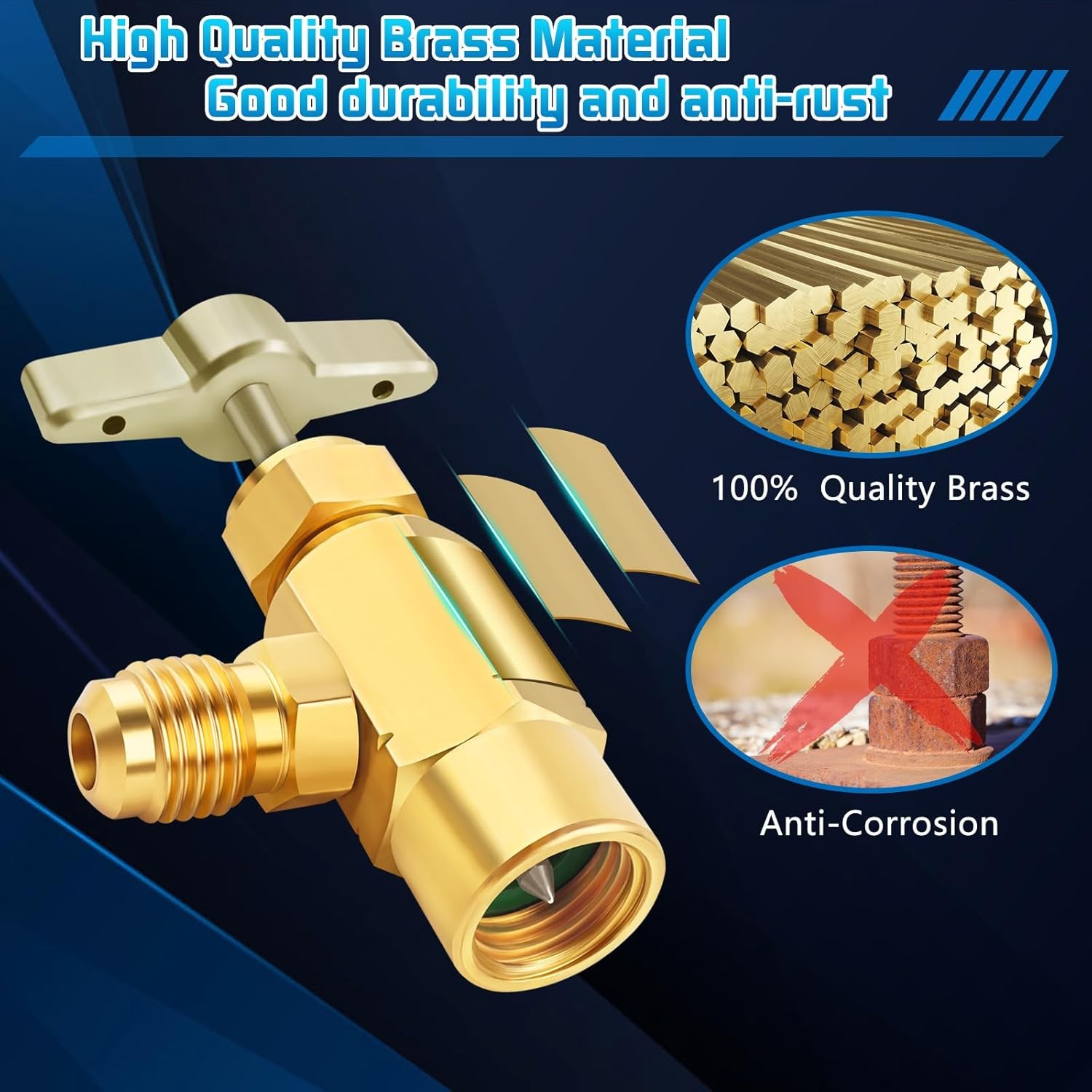 R1234YF Can Tap, R1234YF Self-Sealing and Puncture Style Refrigerant Can Tap Val