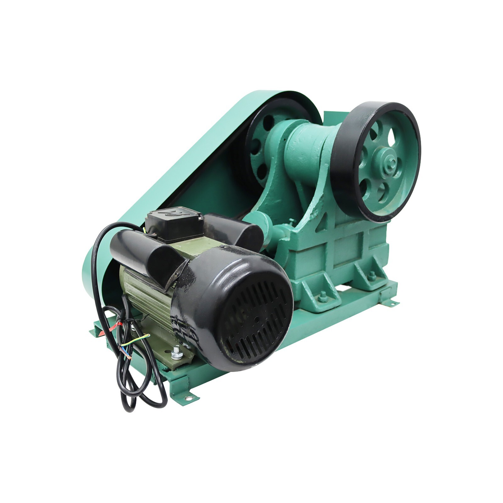 INTBUYING®220V Mini Jaw Crusher Feeding Inlet 2.16″,1400 RPM,250kg/h Crusher