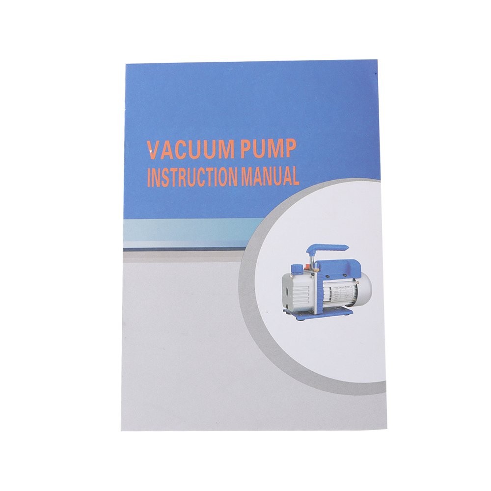 110V 9.6 CFM 1 HP Dual-Stage Rotary Vane HVAC Air Vacuum Pump For R12 R22 R134a