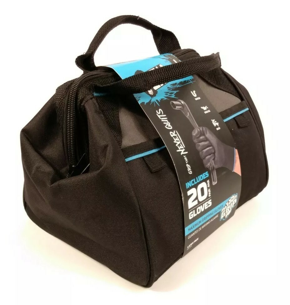 Grease Monkey Gorilla Grip 20 Gloves Mechanic Maximum Gripping Large Grab Go Bag