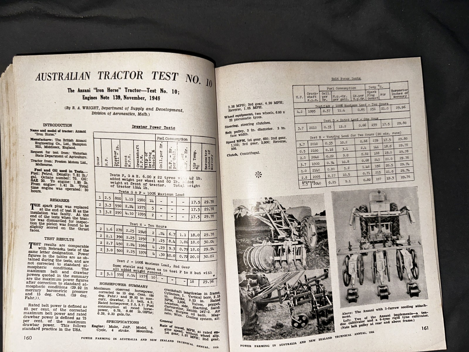 Power Farming in Australia and New Zealand Technical Manual – 1954 – Tractors