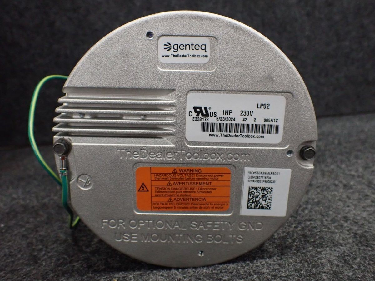 GENTEQ 5SEA39MLP8051 Blower Motor ECM X13 1 HP 208-230V 7.6A 1PH 1050 RPM