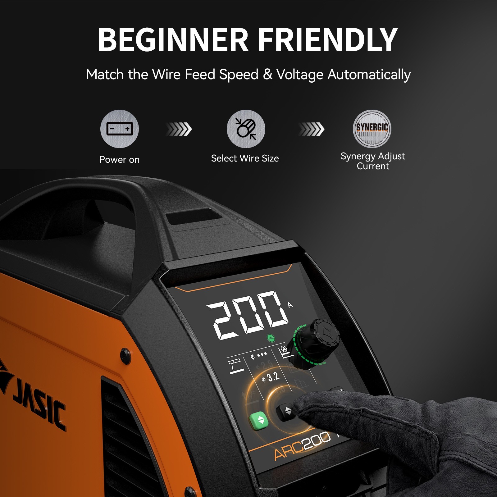 JASIC ARC Welder + Plasma Cutter PFC Welding/Cutting Machine for 95-265V Voltage