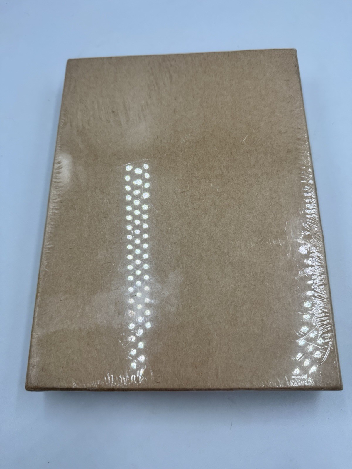 Premium Real LEATHER Journal NIB NRFB Silver Gilding Hubbed Spine Gift Boxed