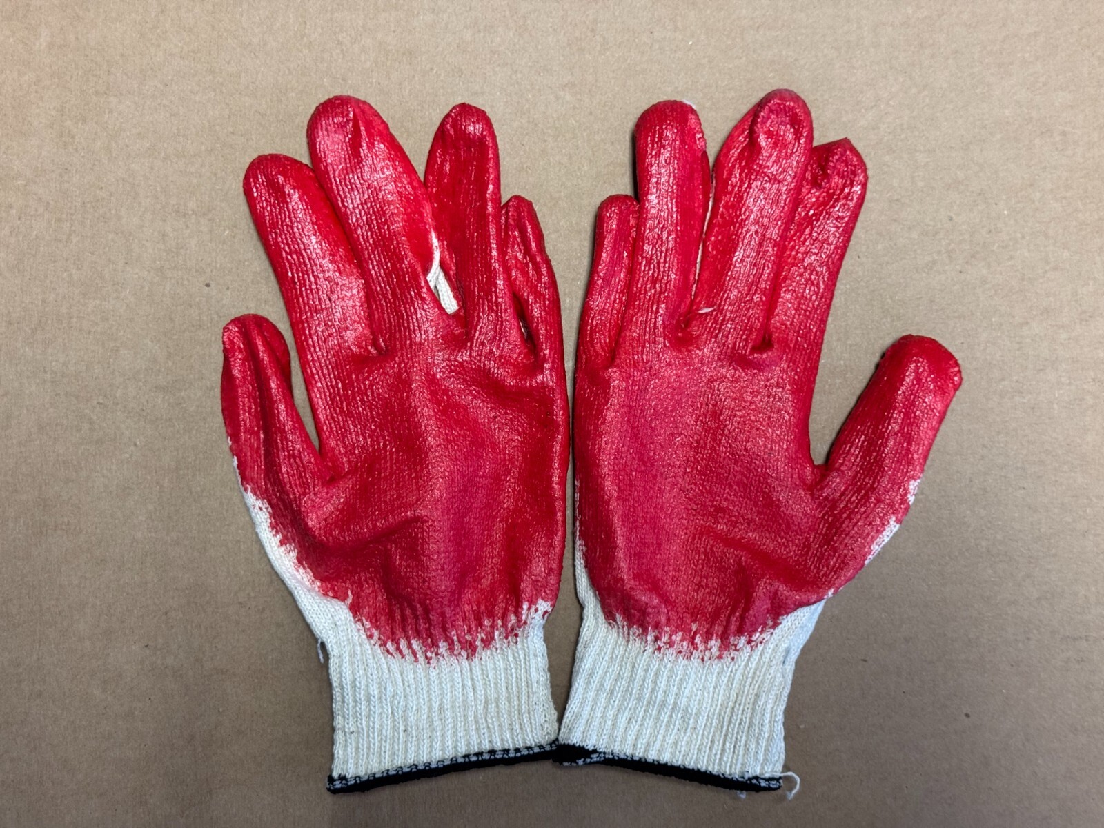Latex Dipped Palm Coated General Purpose Work Gloves – 10 pairs or box 300 pairs