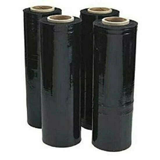 18″ x 1500′ 80 Gauge 4 Rolls Pallet Wrap Stretch Film Hand Shrink Wrap 1500FT
