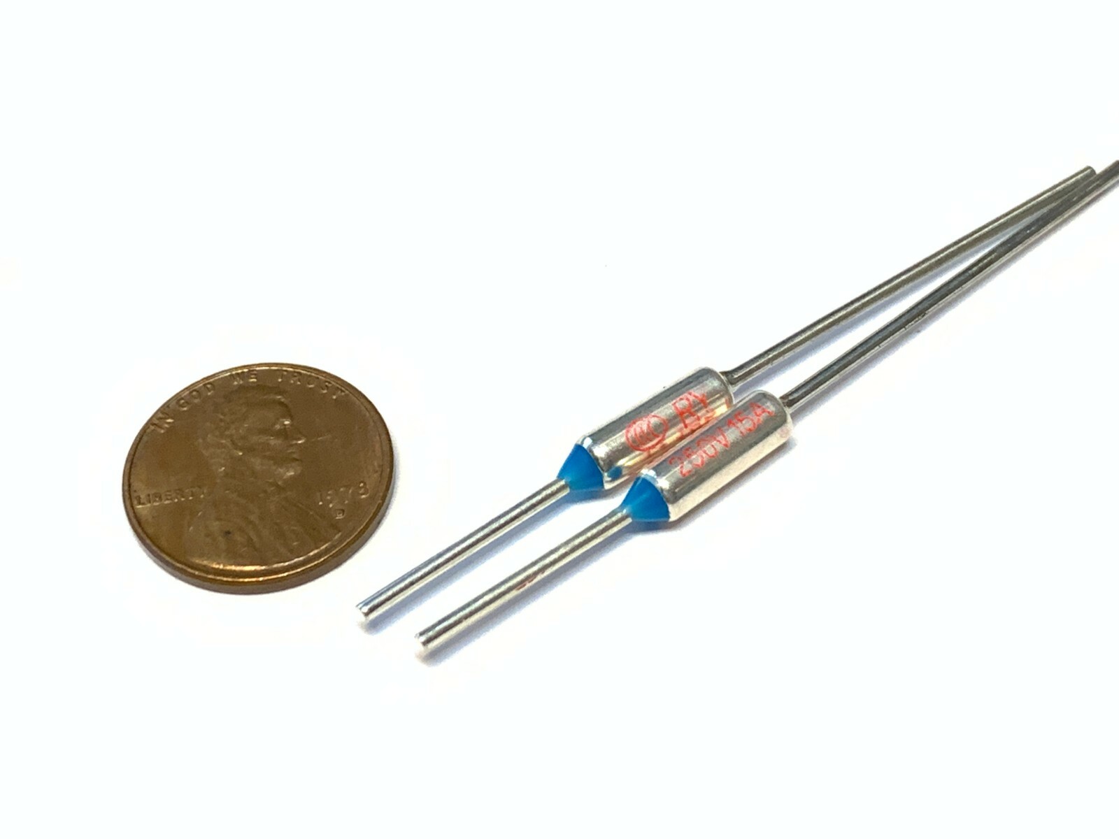 2 Pieces TF 85C 185F Thermal Fuse cutoff ry mini micro metal 15A 250V