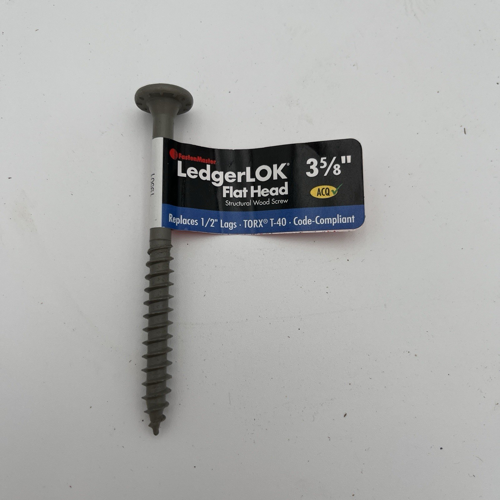 NEW!! 75 Pack FastenMaster 3-5/8 inch LedgerLOK Flat Head Ledger Board Screws