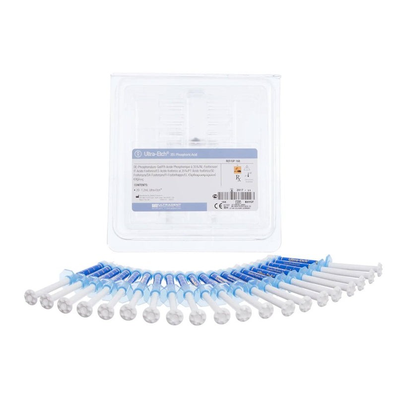 Ultradent 168 Ultra-Etch Dental Etchant Syringes 20/Pk 1.2mL