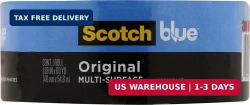 ScotchBlue Original Multi-Surface Painters Tape, 2 Inch Wide (1.88 in. x 60 Yds)