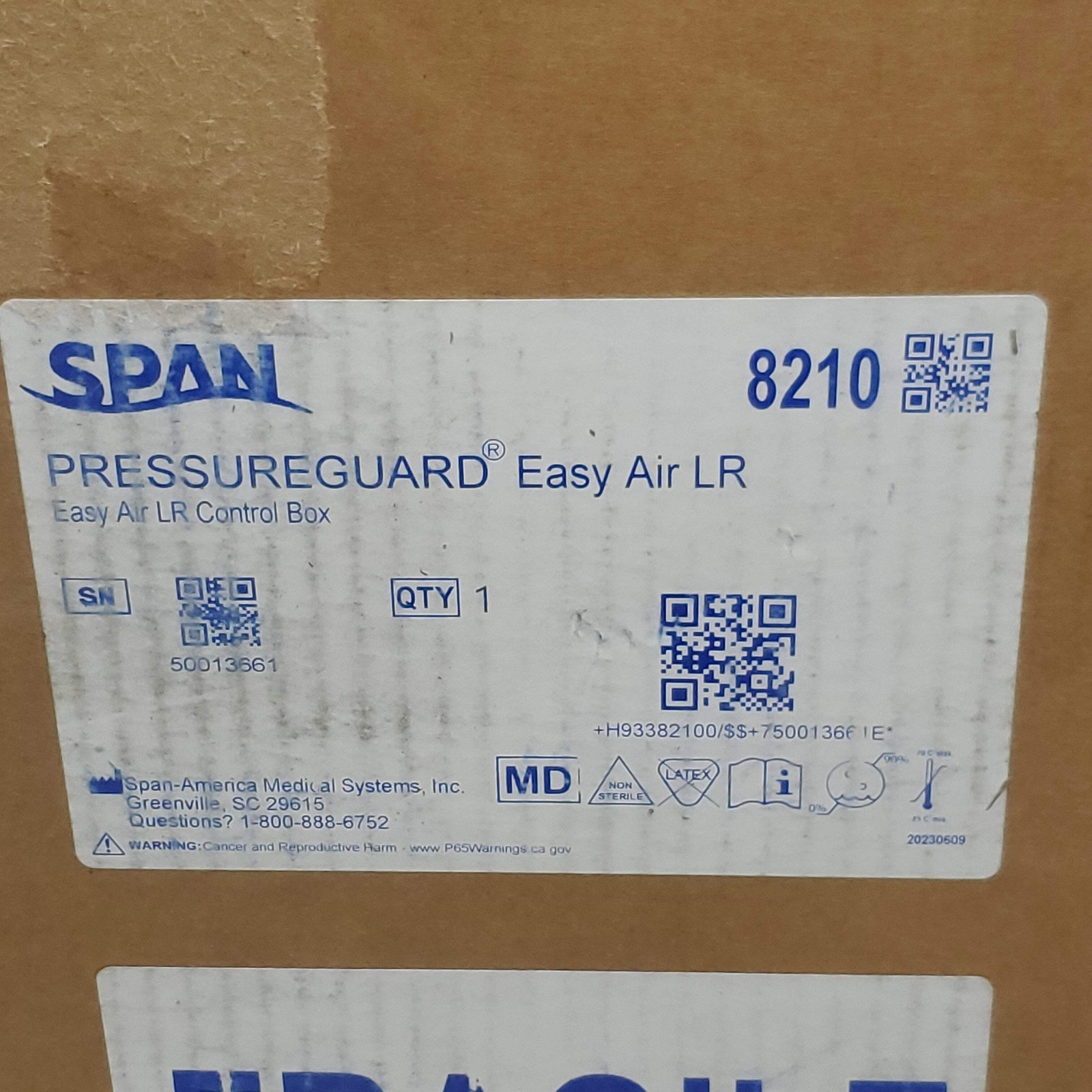 SPAN AMERICA Pressure Guard Easy Air Pump 11.5″H 8210 White
