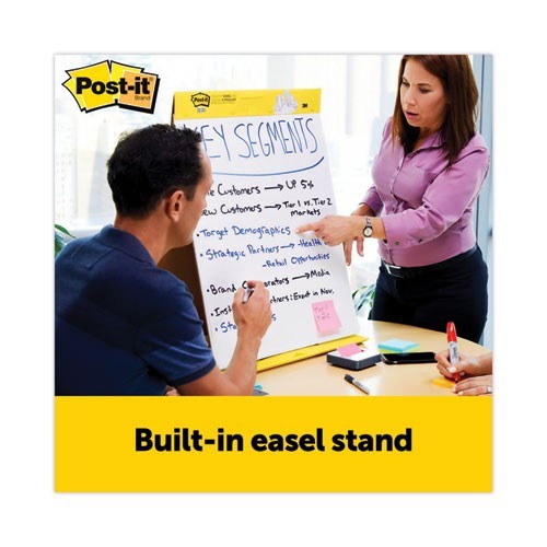 Post-it Super Sticky Tabletop Easel Pad, Unruled, (20) White 20×23 Sheets