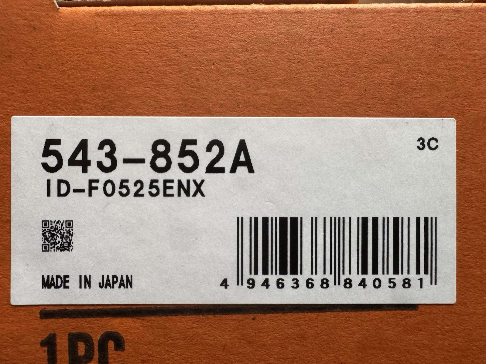 Mitutoyo 543-852A Dial Indicator, 543, Digimatic, 1 In/25.4Mm