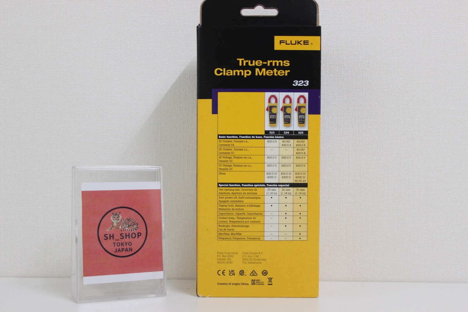 Fluke 323 Clamp Meter True Tester RMS 600V AC DC Measures AC Current 400 Amp New