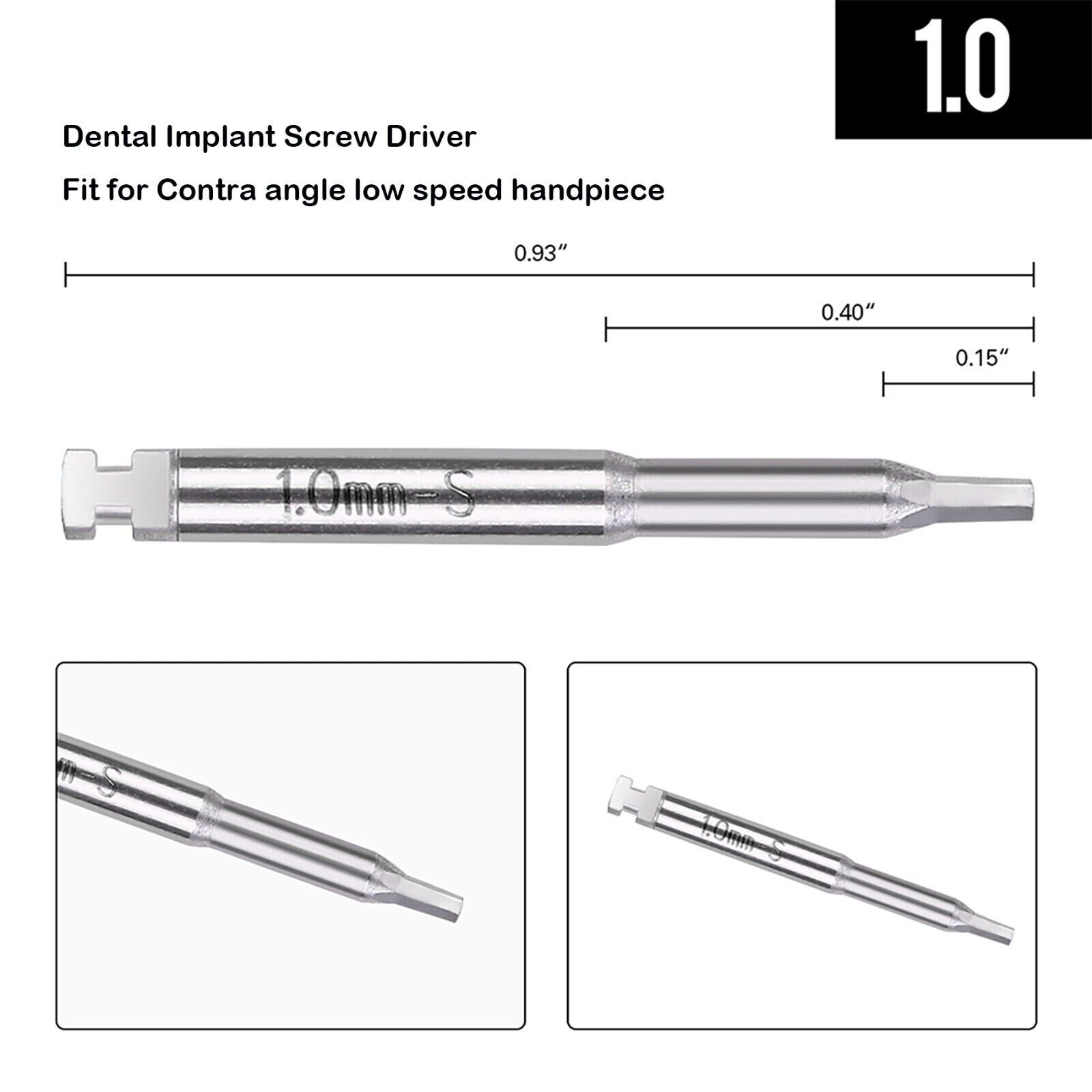 Dental SD 16PCS Drivers Torque Drivers Torque Wrench Handpiece Surgident Adapter