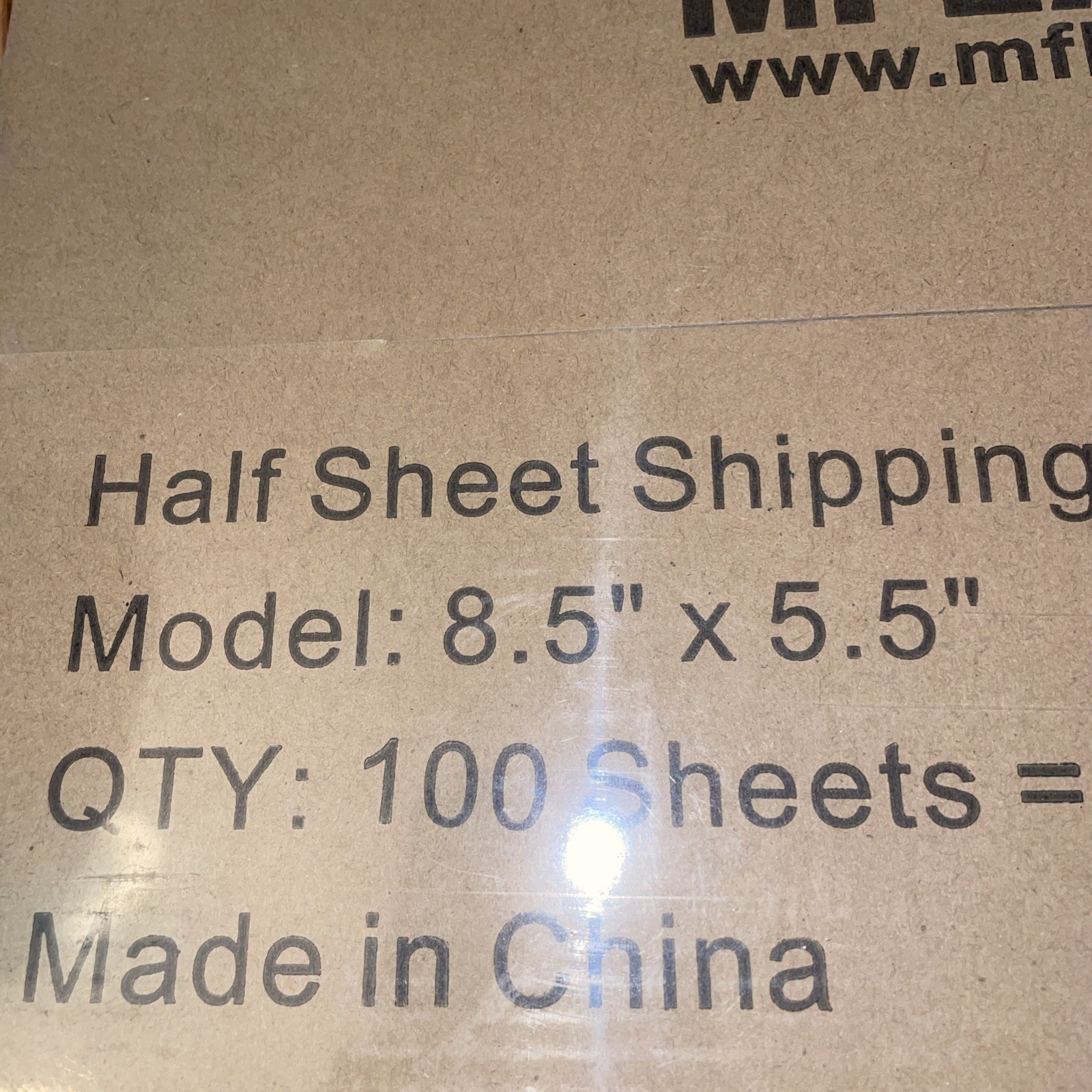 Labels – MFLabel Half Sheets Shipping Labels 8.5”x5.5”, 100 Sheets. New In Box