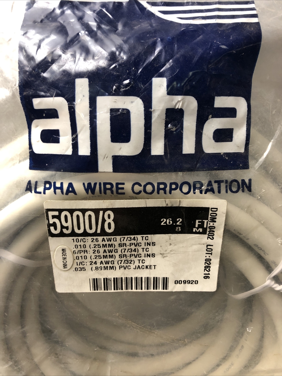 NEW APLHA IEEE-488 Cable Assembly, Alpha 5900/8 26.2ft 8m