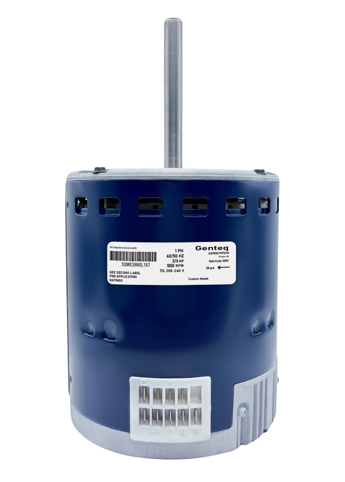 Genteq Motor X13 3/4 HP 5SME39NXL167 CCW