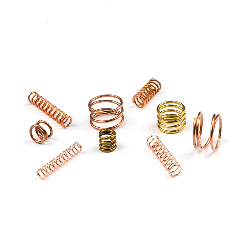 10 Pcs Brass Compression Spring Pressure Springs Wire Diameter 0.2mm to 1.2mm