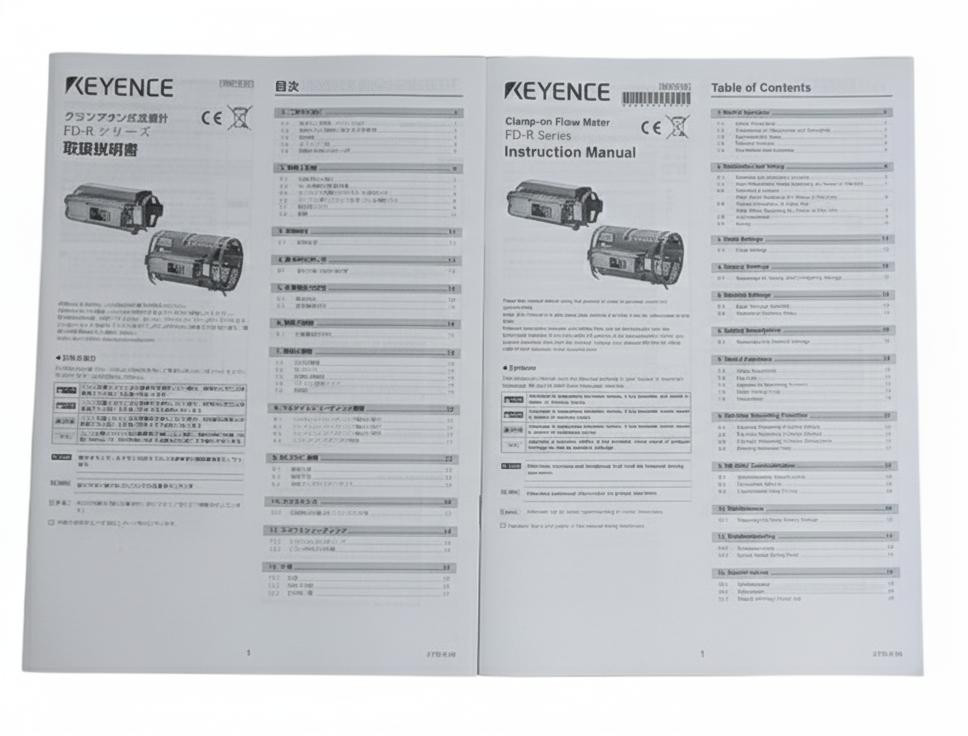 Keyence FD-R125 Clamp-on Digital Flow Meter Sensor Liquidation Sale Sealed Box