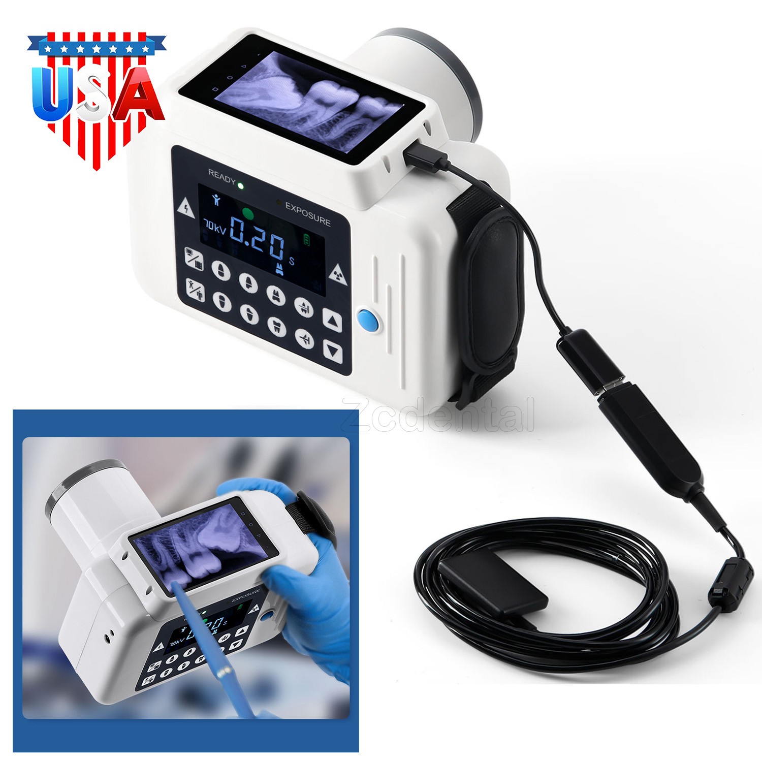 Dental Lab Marathon Electric Micromotor 35/40KRPM E-type Polishing Handpiece Set