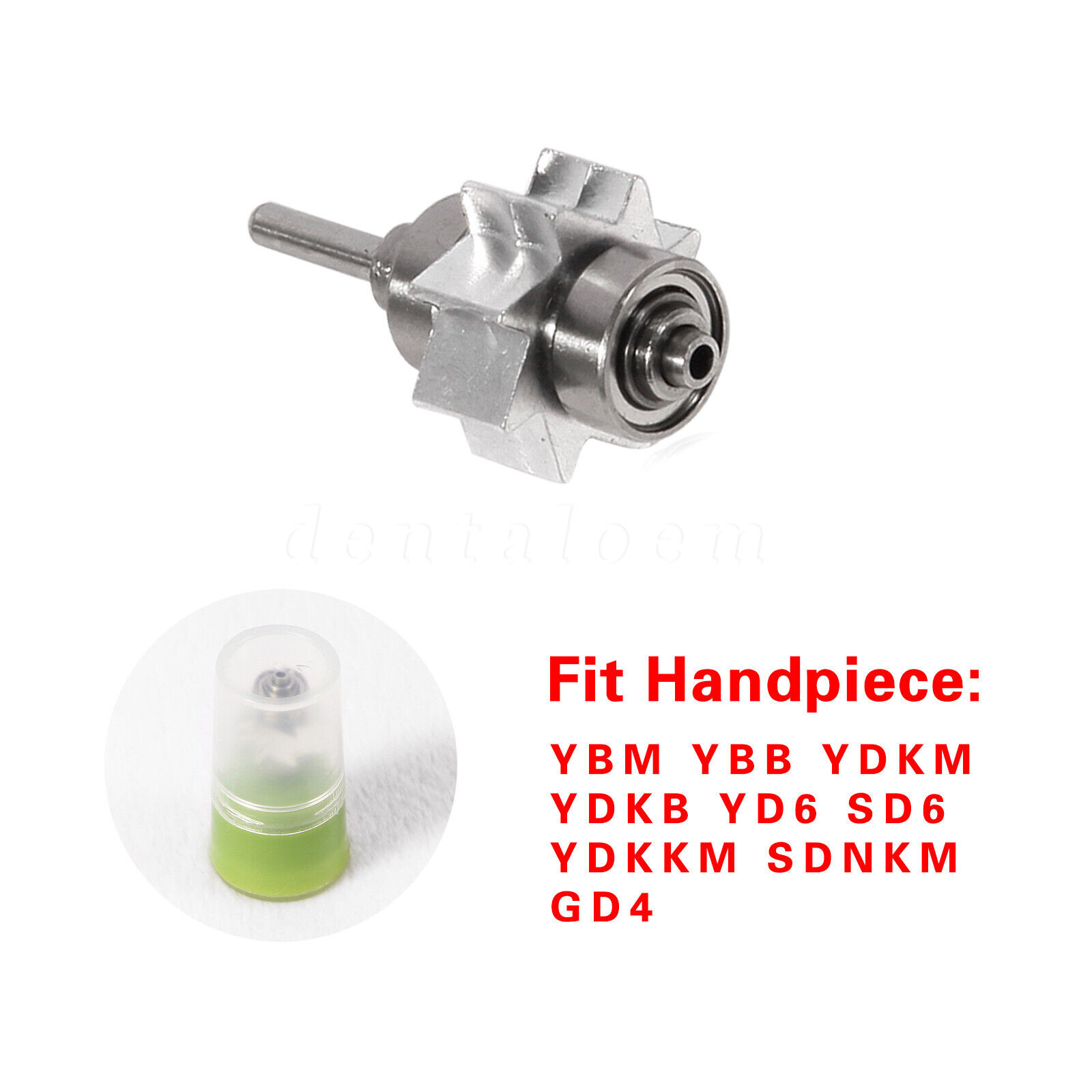 Dental Cartridge Turbine Rotor For Yabang LED E-generator Handpiece YBM/YBB VO
