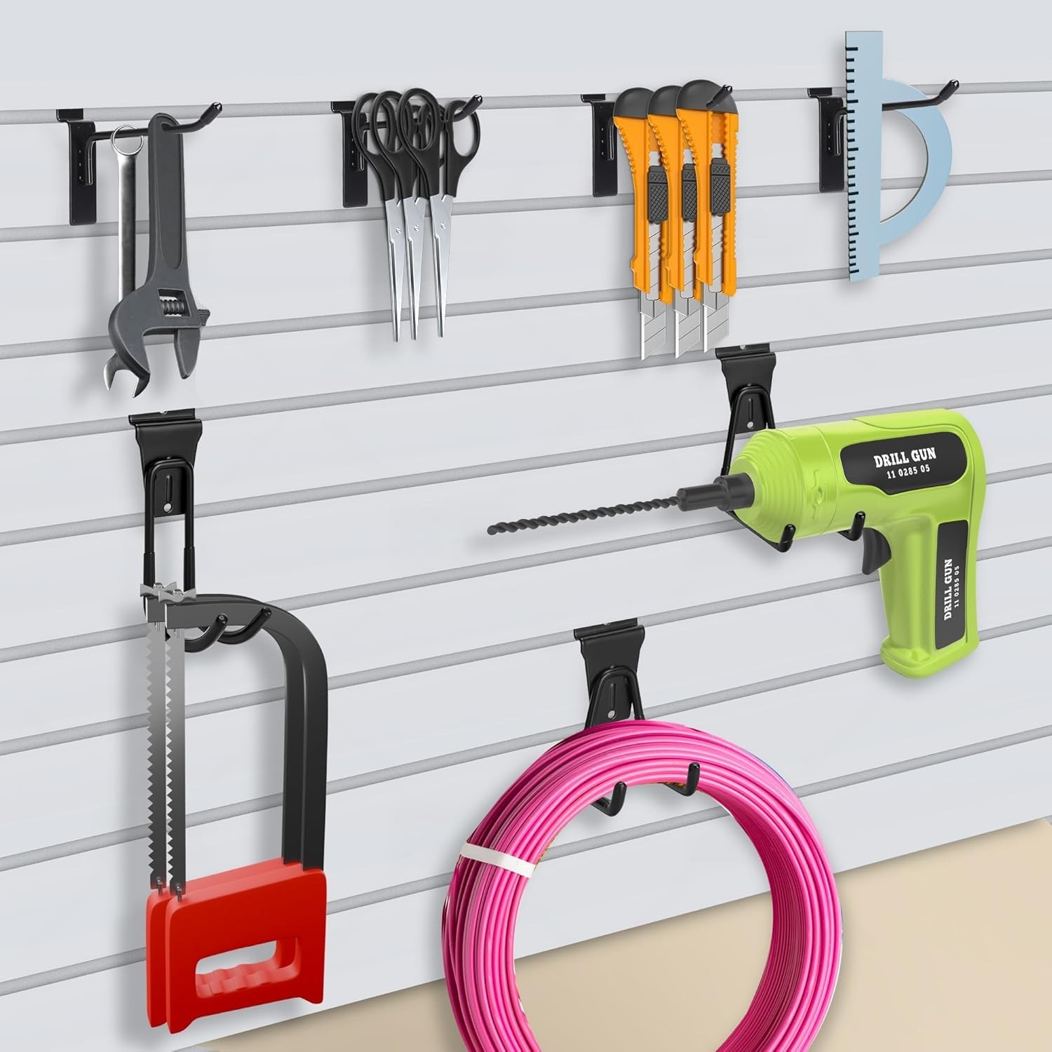 Heavy-Duty Slatwall Baskets & Hooks Slatwall Accessories Standard Slatwall