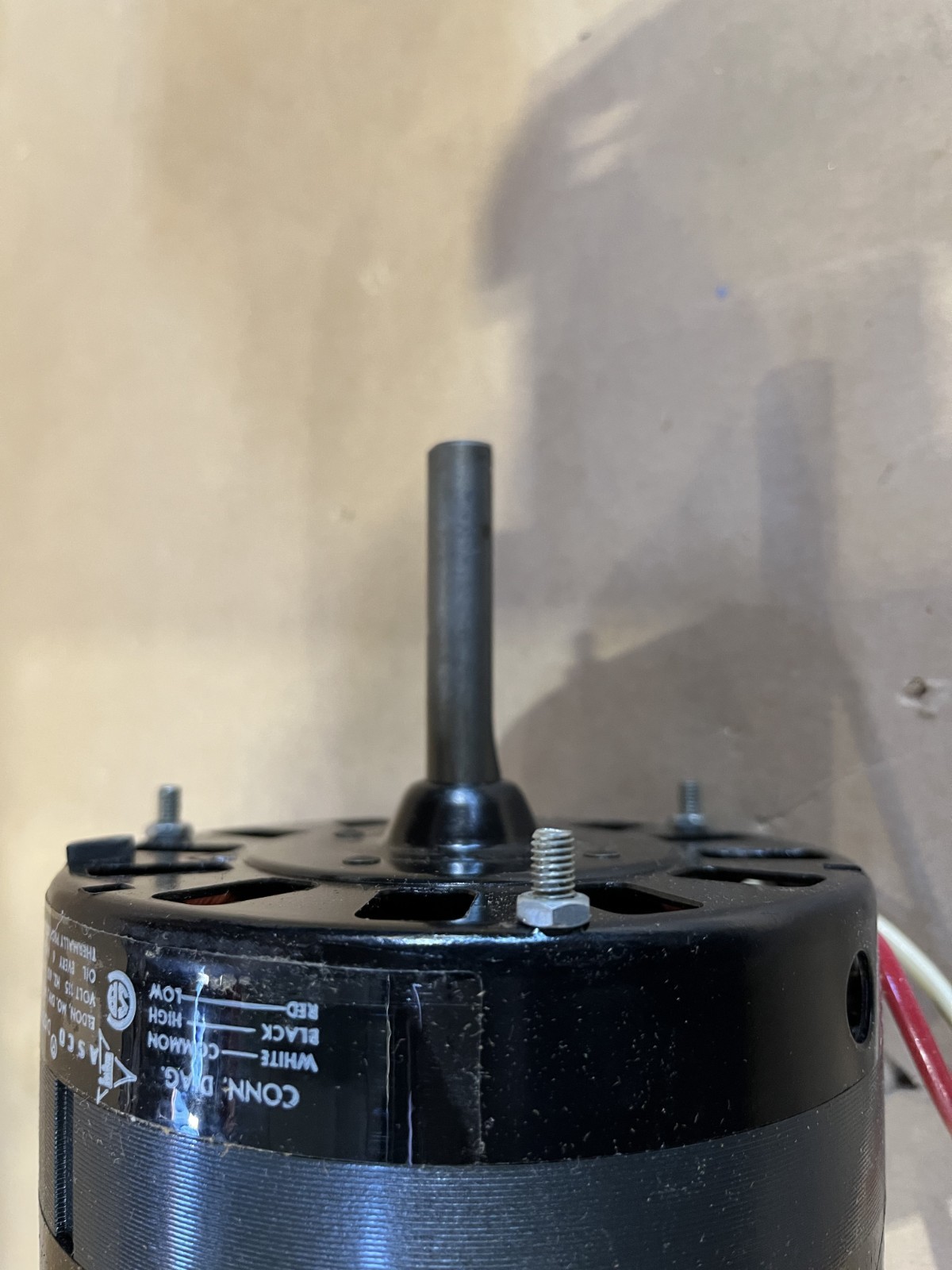 Fasco D1020 Shaded Pole Motor 1/10 1/20 HP 1080 RPM 115 Volts