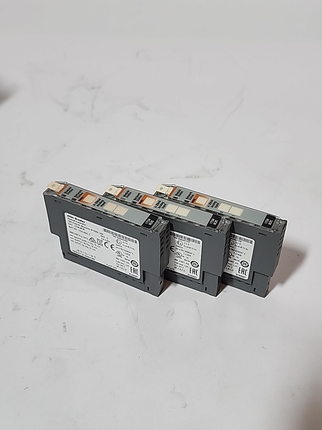 LOT OF 3 Allen-Bradley 1734-IE2C SerC POINT I/O 2-Pt Analog Current Input Module