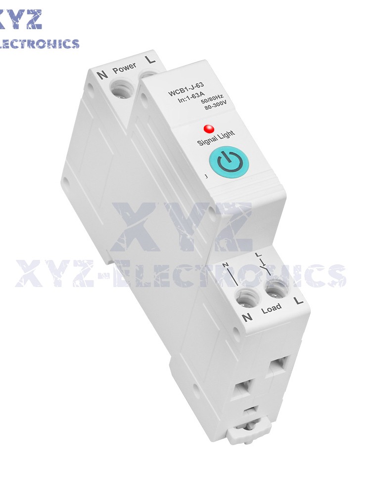 TUYA WIFI Smart Circuit Breaker 63A 220V Switch Metering Overcurrent Protection