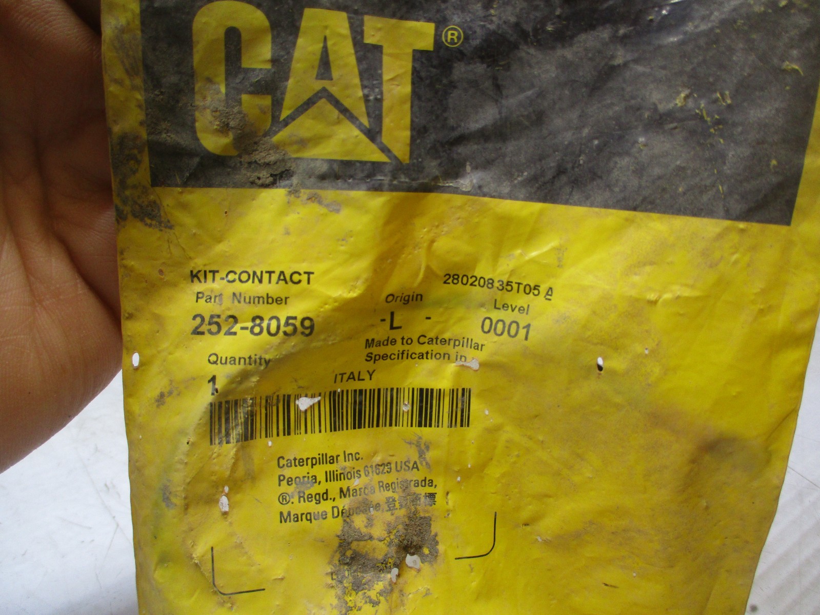 OEM Genuine CAT 252-8059 CATERPILAR 2528059 KIT CONTACT