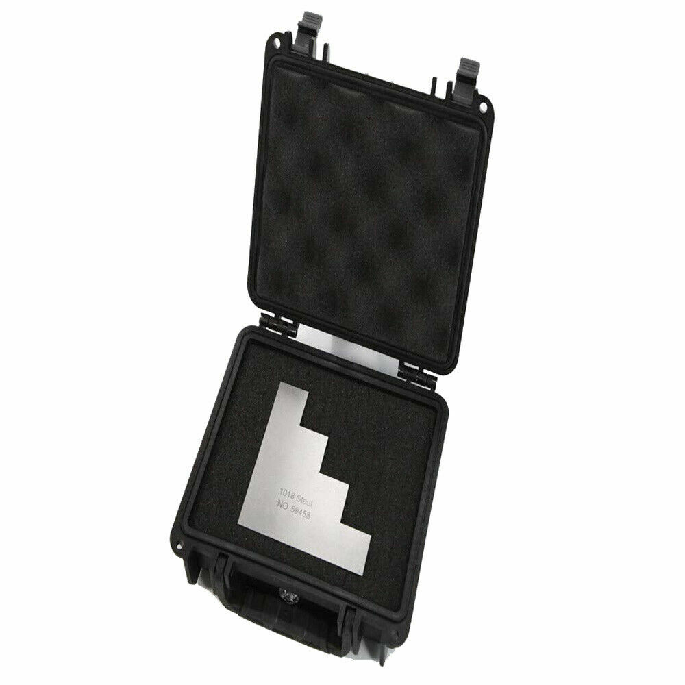 Tipsy Step 1018 Steel Calibration Test Block NDT for Ultrasonic Thickness Gauge