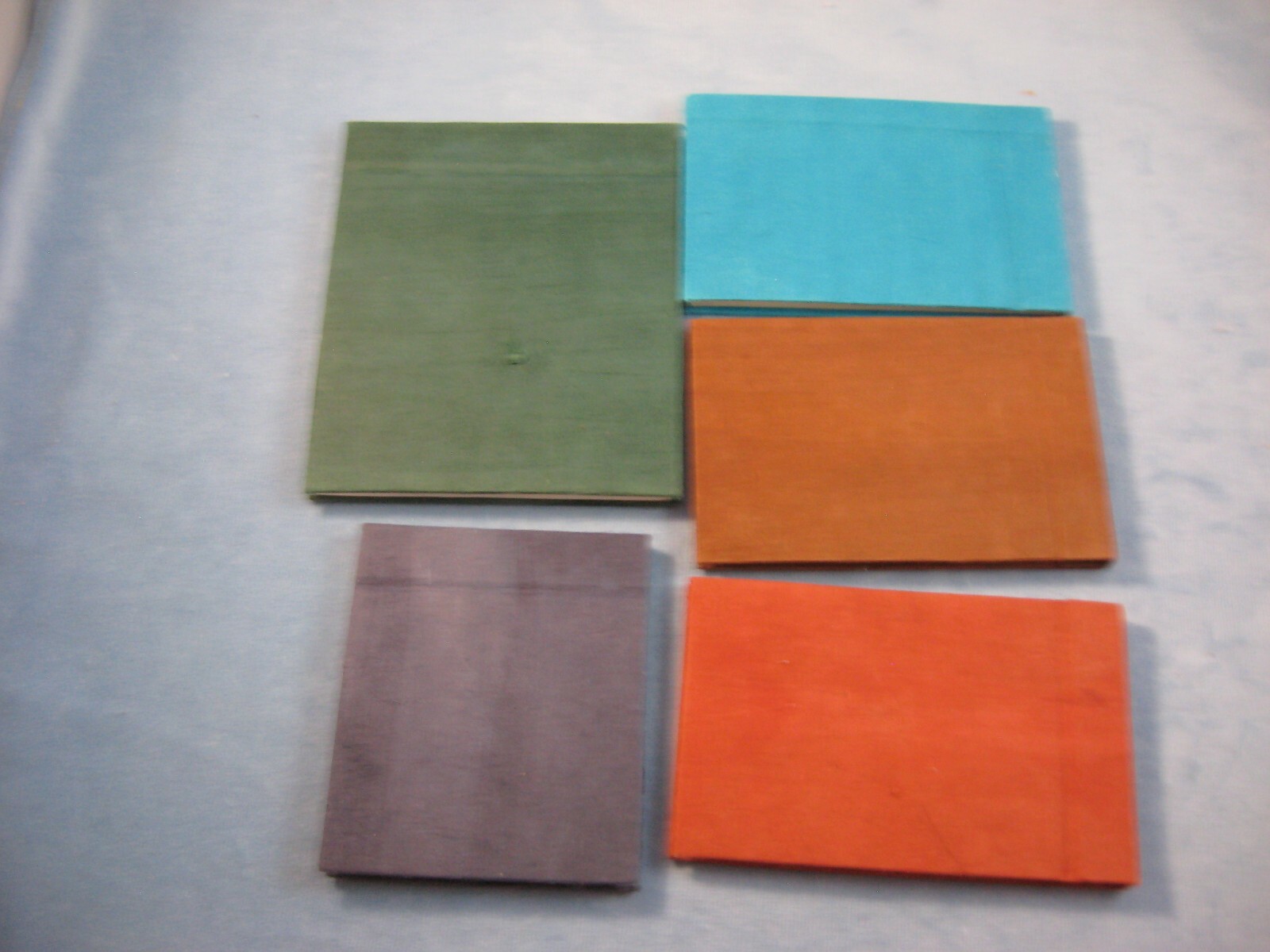 5 Handmade Natural Paper Blank Book-Journal-Diary-Notepad-Dream Book-Memo NOS