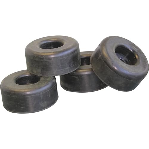 NorthStar Pressure Washer Replacement Rubber Feet, 4-Pk., 2.5in. Dia. x 1in.