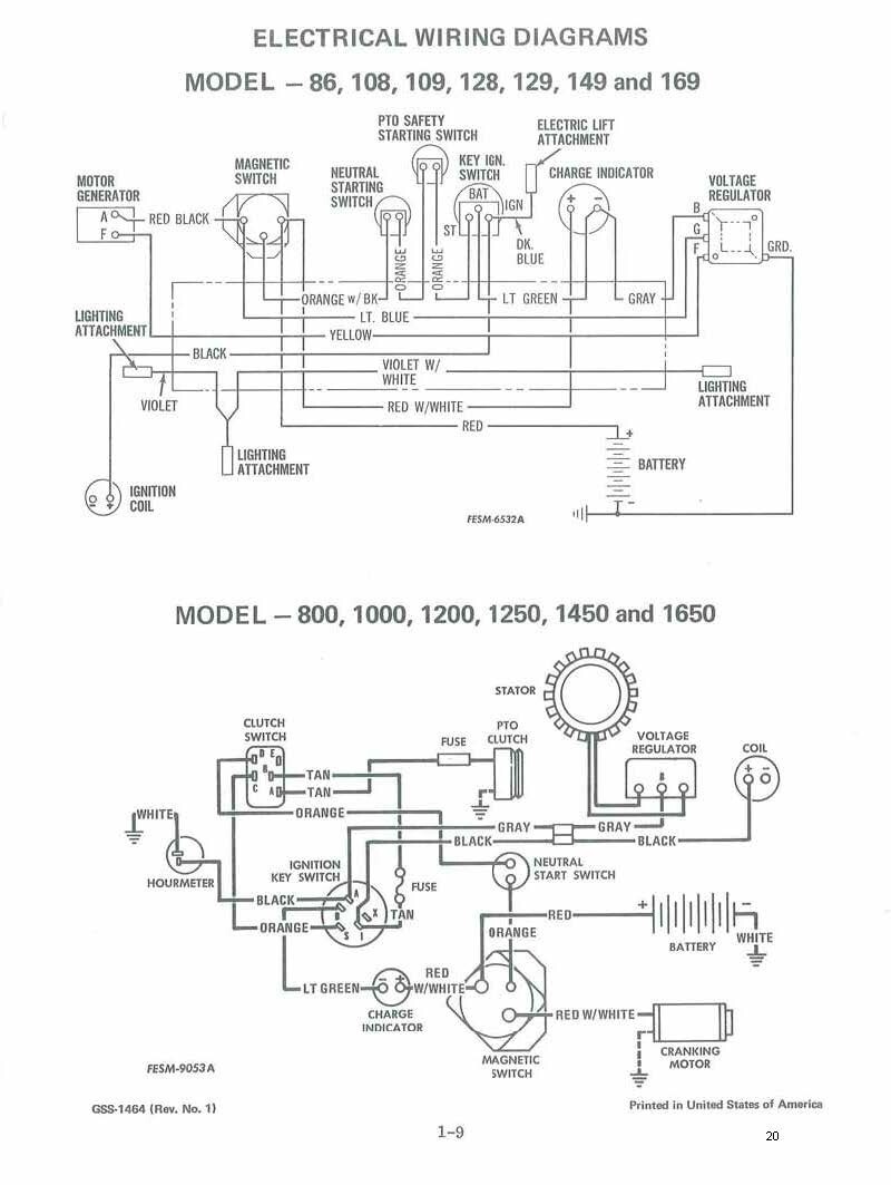 Service Manual 86,108,109,128,129,149,169,800,1000,1200,1250,1450,1650 Cub Cadet