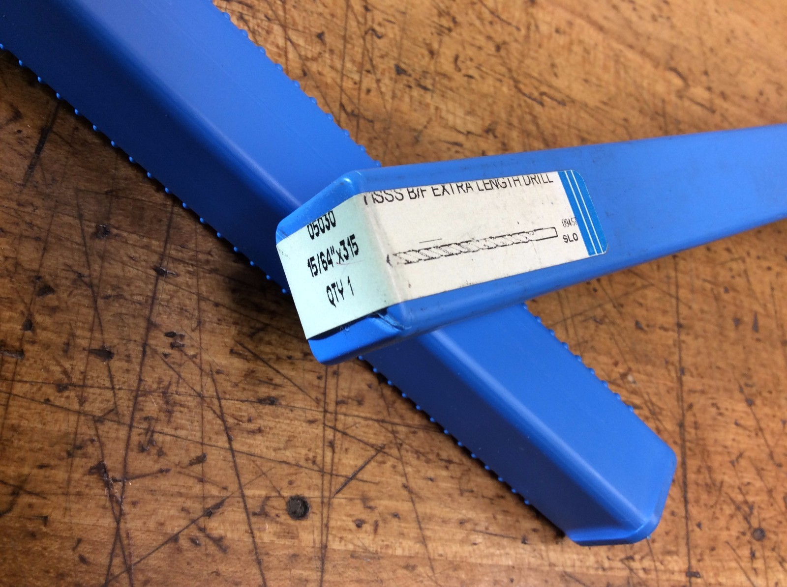 PRESTO EXTRA LENGTH DRILL 15/64″ (.2344) X 315mm (12.4), 1 PC, NEW, MADE IN U.K.