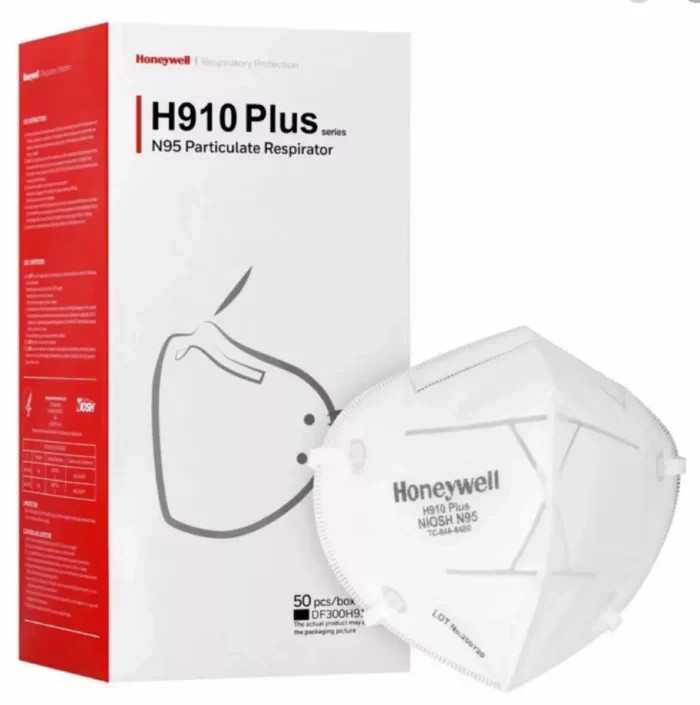 N95 Face Mask Honeywell H910 Plus NIOSH Approved N-95 Respirator – 2 Boxes of 50