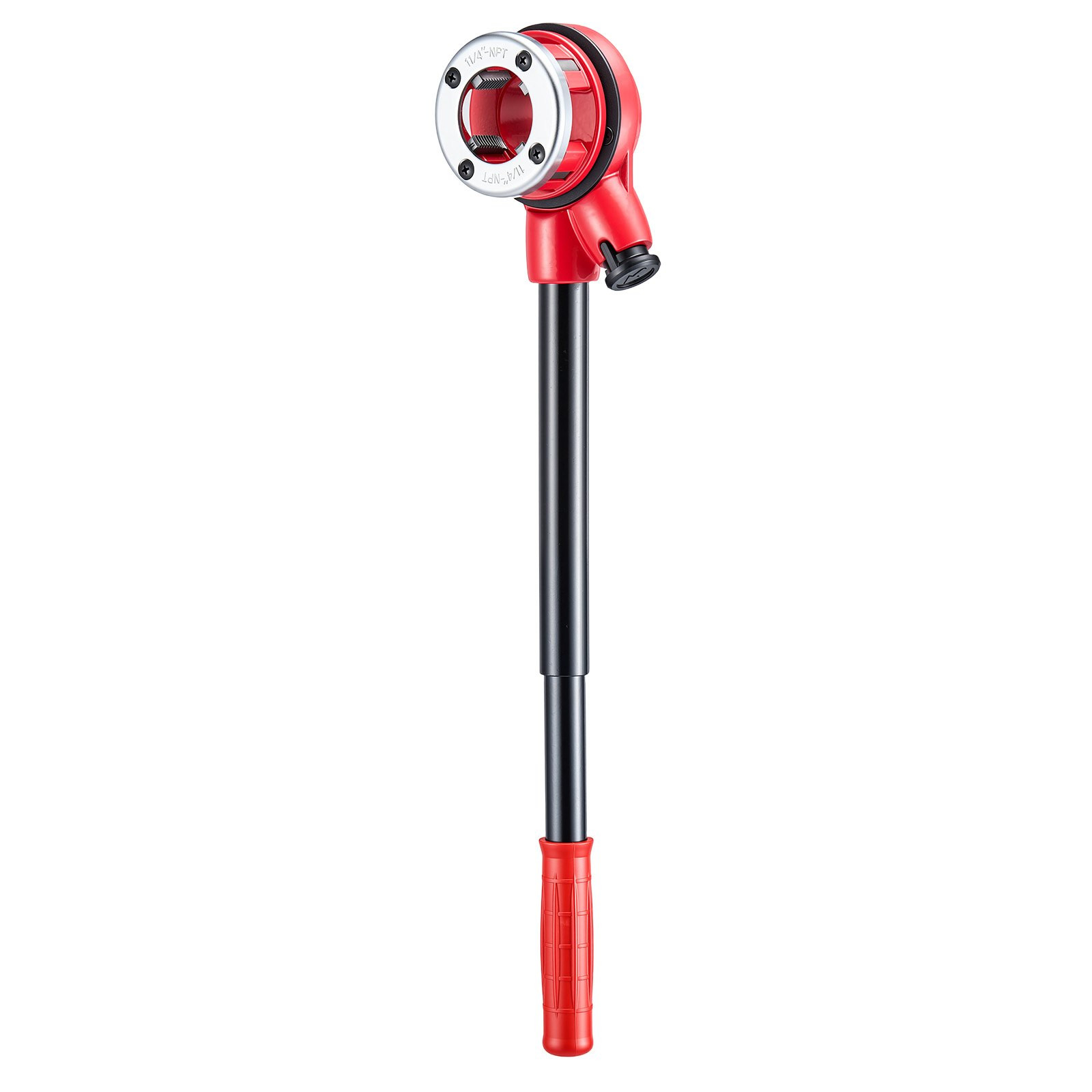 Ratchet Pipe Threader Kit w/ 4 Dies 1/2-1-1/4 in NPT Plumbing Tool Set