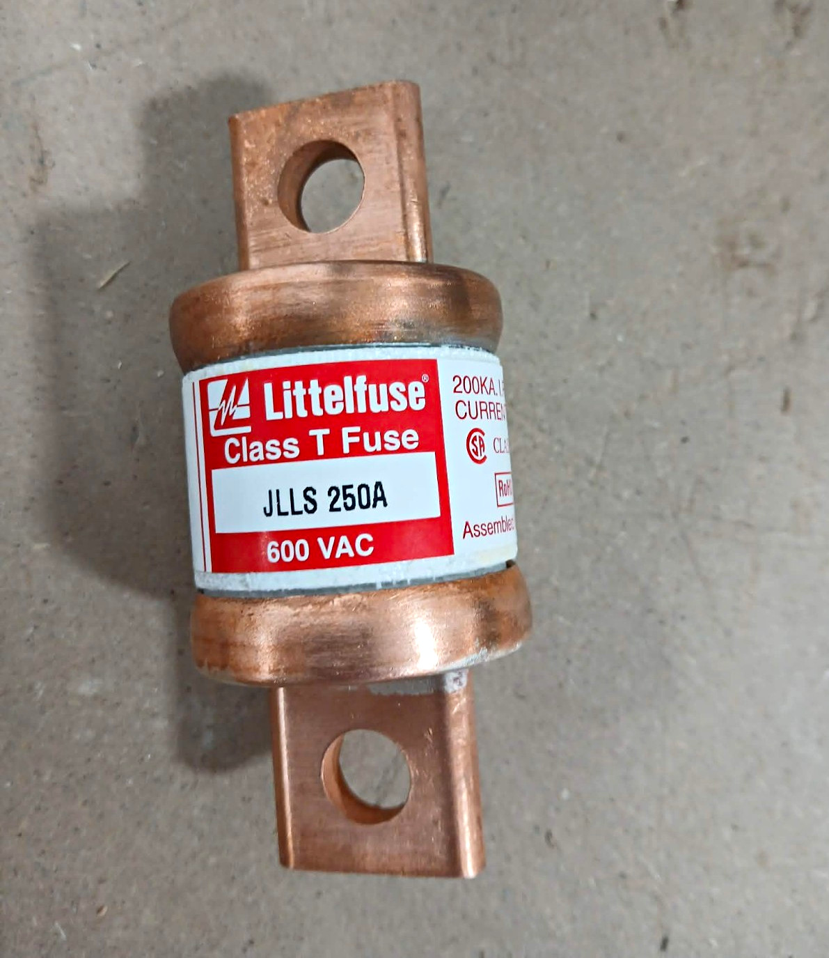 Littelfuse Class T JLLS 250A 250A 600V Fuses