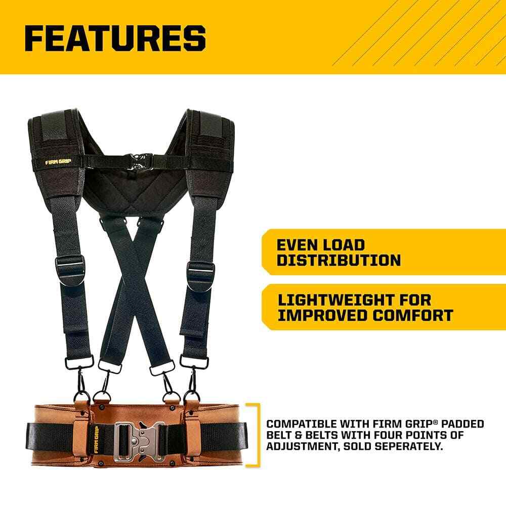 FIRM GRIP Build-A-Rig Padded Suspenders