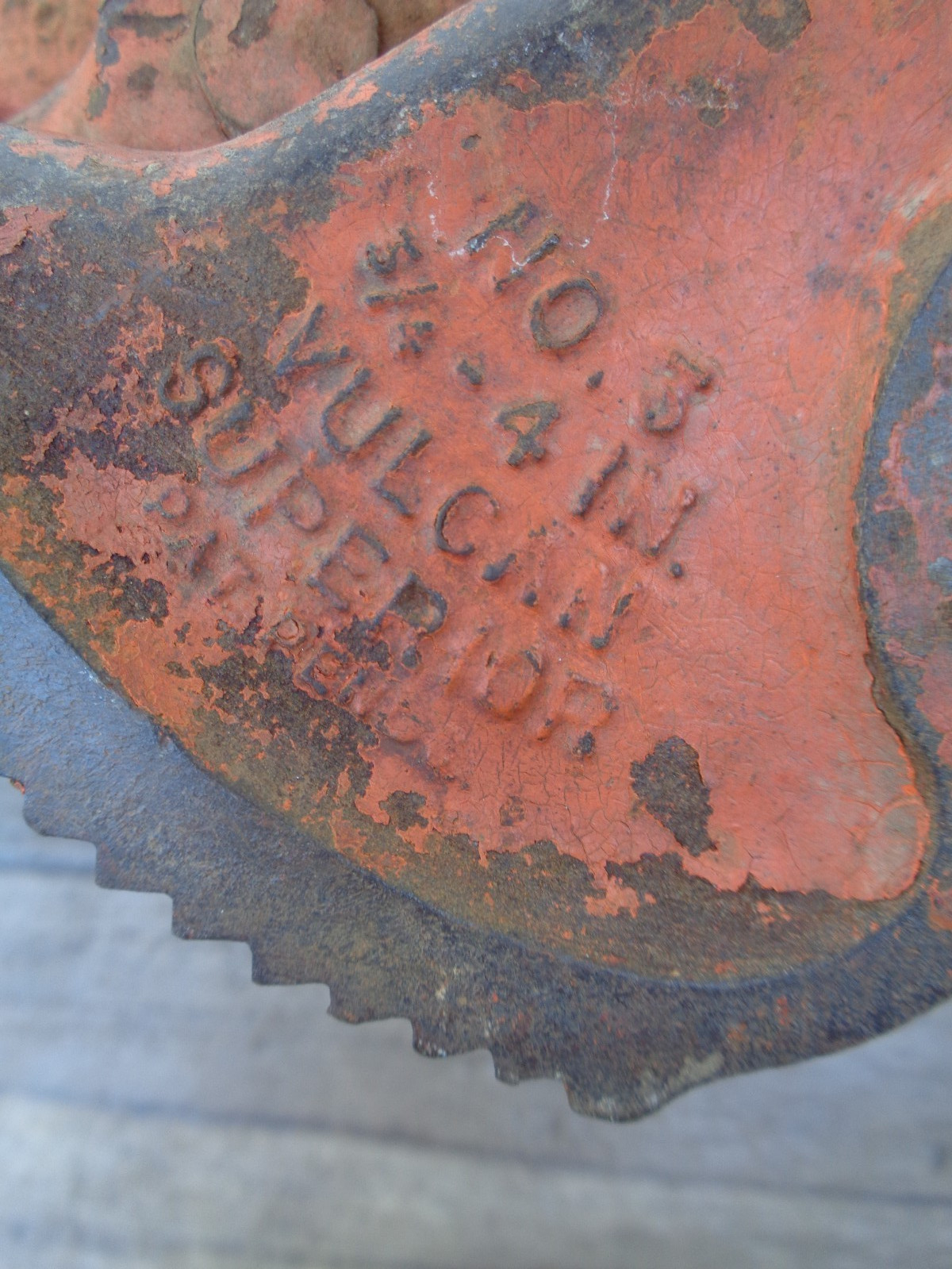 J.H. Williams Vulcan No. 3 Pipe Chain Wrench 3/4” to 4” Capacity