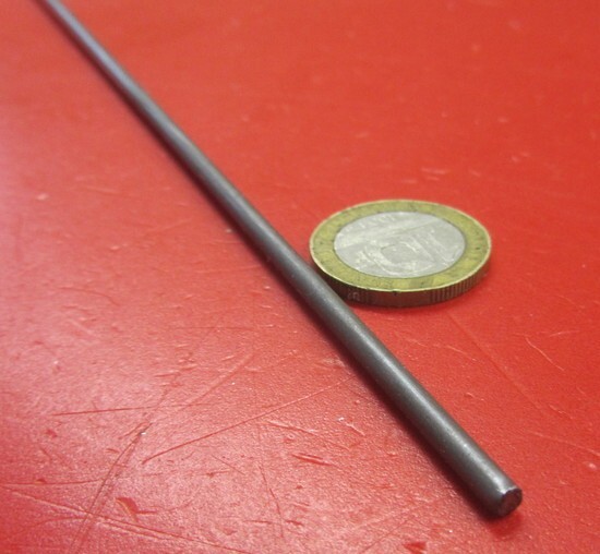 12L14 Steel Unpolished Rod, 1/8″ Dia x 6 Foot Length, 12 Units, 96 Ft