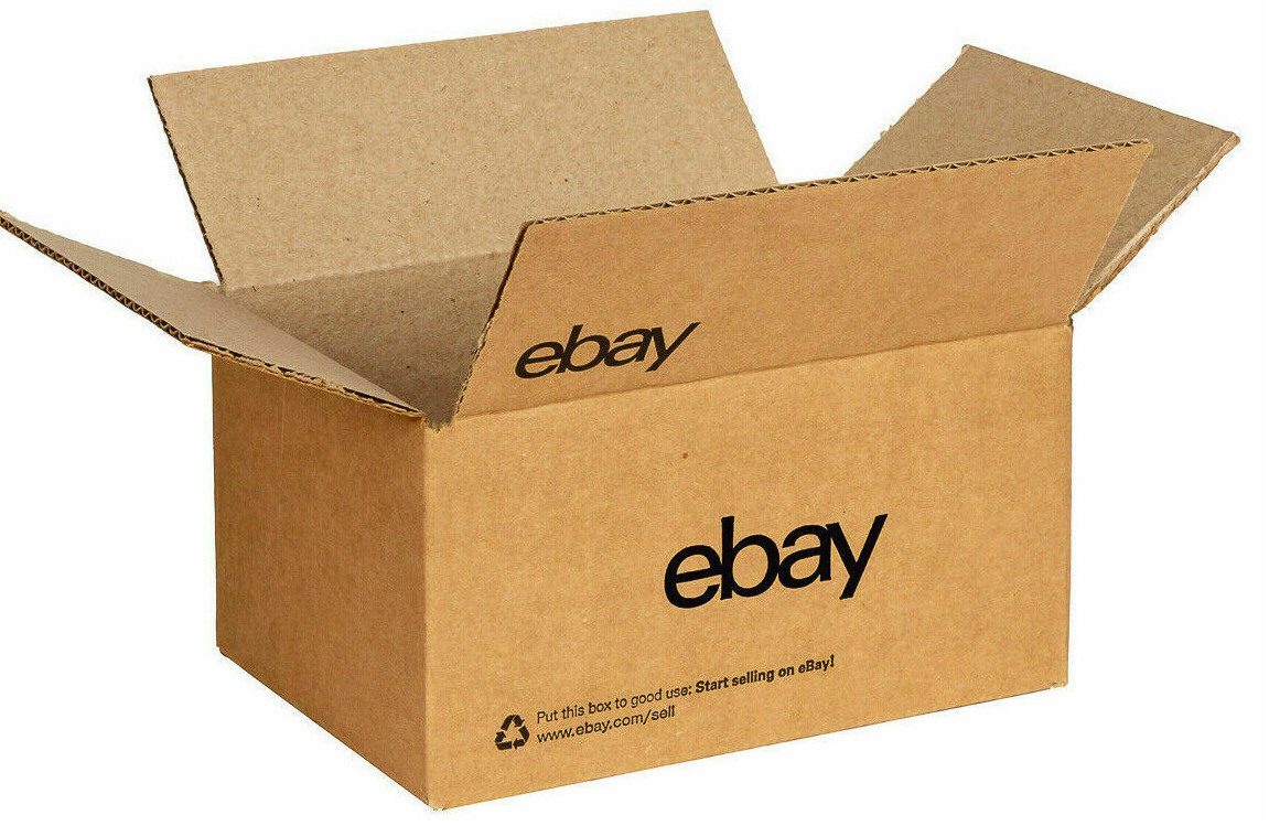 Ebay Boxes 10- 6″ x 4 3/4″ x 4 3/4″ – Black Logo