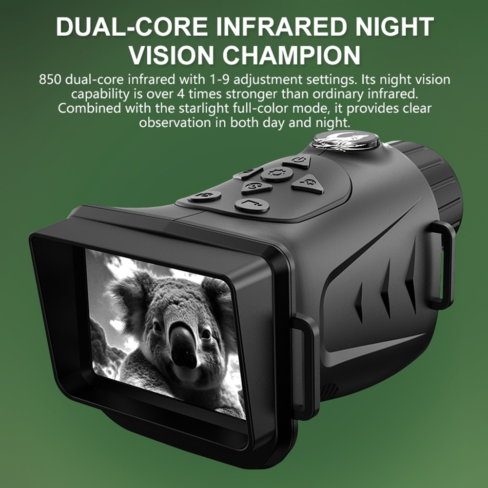 4K Night Vision Monocular with Rechargeable, 18x Digital Verg4693