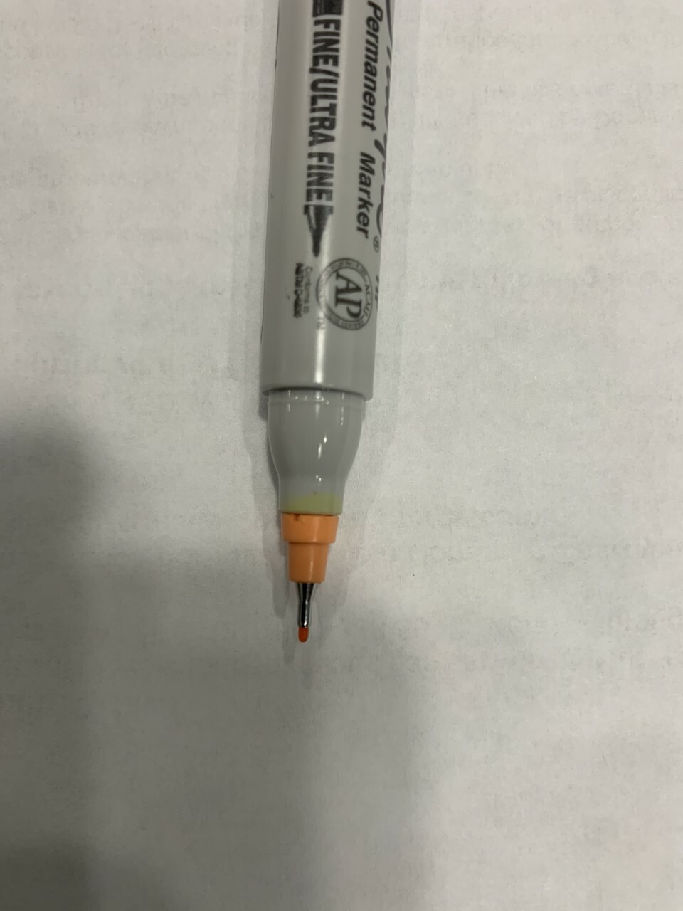 Sharpie 33386 Twin Tip Peach Fine & UF Point Permanent Marker 3-ea