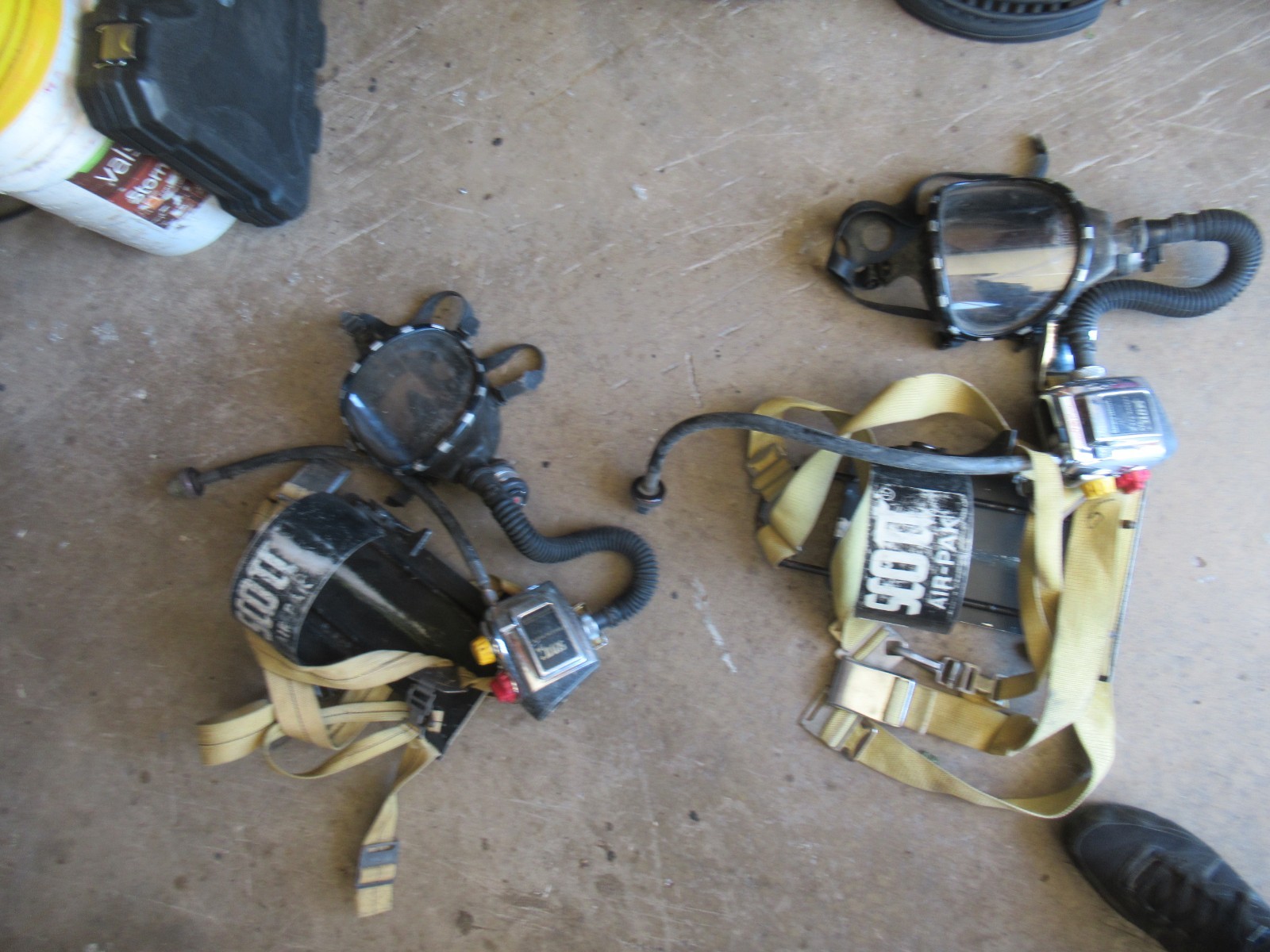 VINTAGE Scott Air-Pak Presur-Pak II SCBA w/ Face Mask 2.2